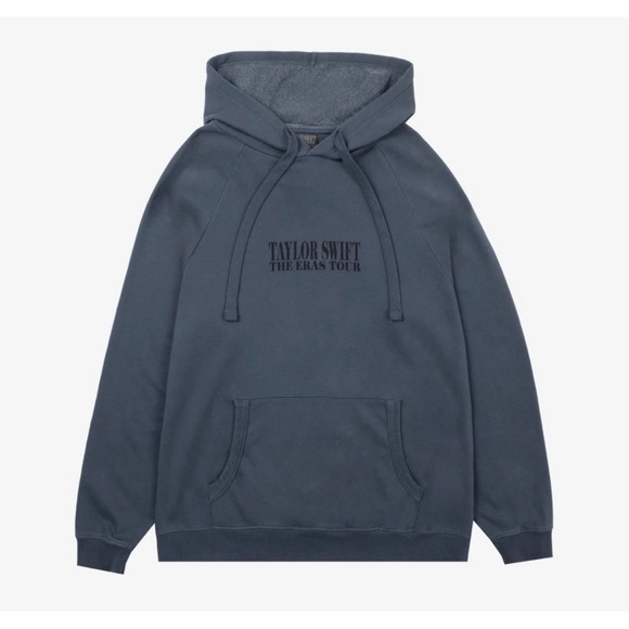 Taylor Swift Tops - Taylor Swift The Eras Tour 2023-2024 Charcoal Grey Hoodie Size Large